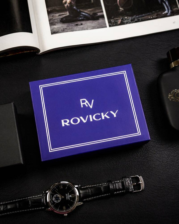 Portfel skórzany RFID ROVICKY RV-7870-9-BCA