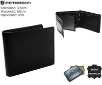 Portfel męski skórzany PTN N992-BUF Black
