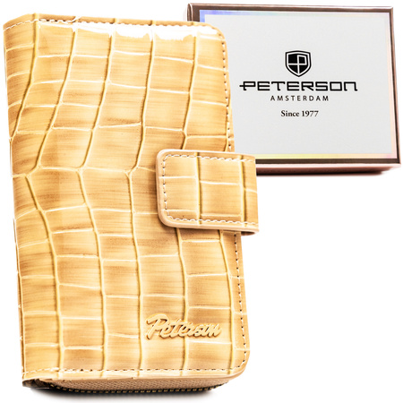 Portfel damski eko  PTN-POR-02-CB Beige
