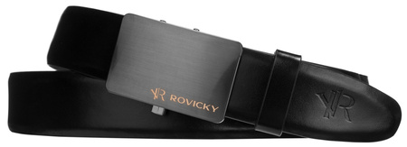 Pasek skórzany R-BAT Black