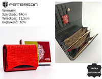 PETERSON PTN MC-445 RFID leather wallet