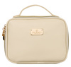 Women's Travel Cosmetic Bag with Handle PTN KOS-L03-P Light Beige Peterson