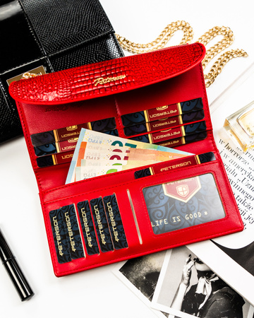 Portfel damski eko  PTN-POR-03-RS Red