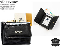 Portfel damski skórzany RH-32-1-RS Black