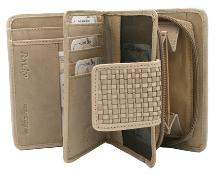 Leather wallet RFID ROVICKY R-613-DDW