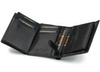 PETERSON PTN 348 2-1-1 BLACK RFID leather wallet
