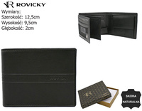 Portfel skórzany R-N992-GAT Black
