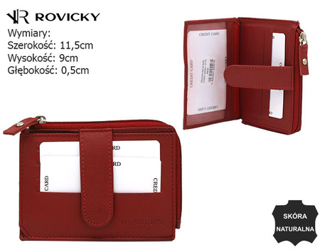 Skórzane etui na klucze C002-AGN Red