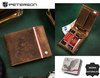 PETERSON PTN 304PW-04 2-1-4 RFID leather wallet