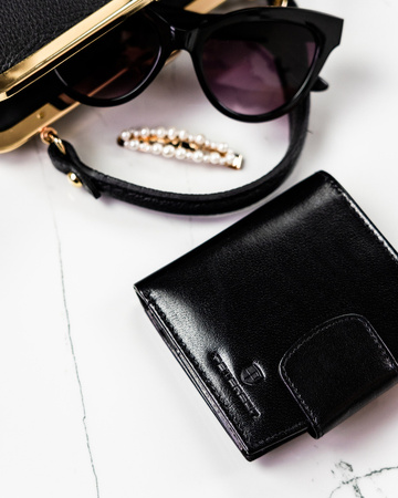 Leather wallet RFID PETERSON PTN D314-BFA