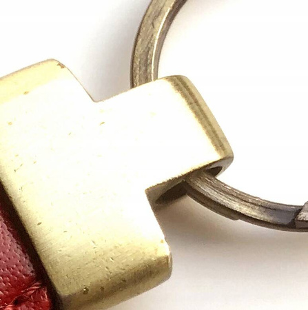 Brelok skórzany PTN BR-02 Red