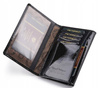 Skórzane etui na dokumenty PTN BC-01-BLACK 