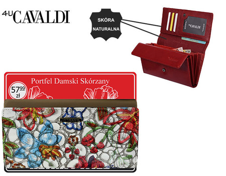 Portfel skóra + PU PN22-FL-BL Multi