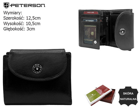 Portfel damski skórzany 