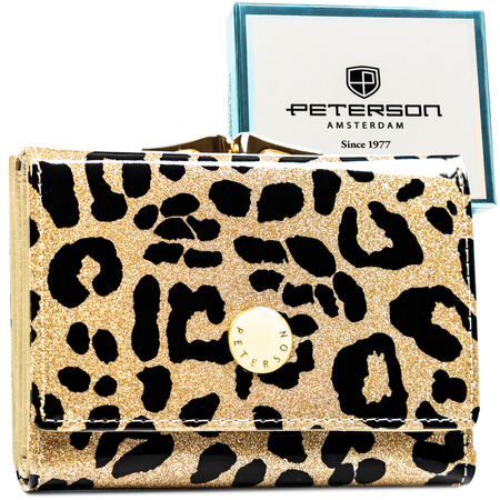 Portfel damski skóra+PU PTN PS15-09-PDS Gold