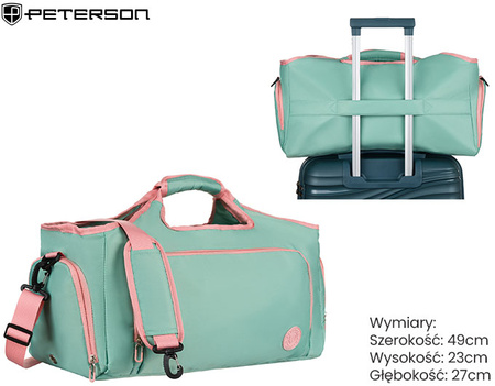 Torba podróżna PTN 24480 MInt Pink
