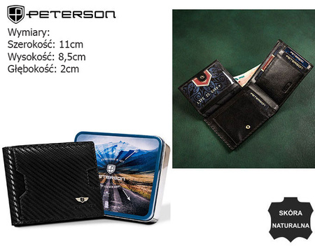 PTN N79-CA Leather Wallet Black