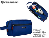 Leatherette cosmetic bag PETERSON PTN KOS-ME-2