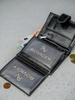 Men's leather wallet N4L-BC Black