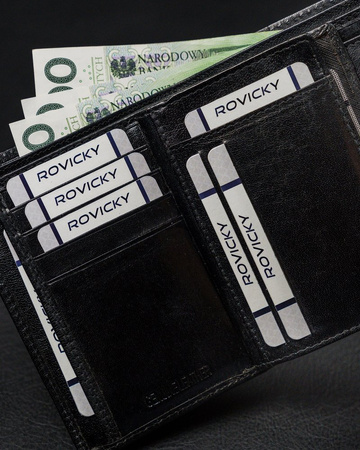 ROVICKY RFID leather wallet RV-7870-8602
