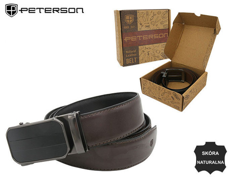 Pasek PU+skóra 35 mm PTN AB35-03-PUL BROWN