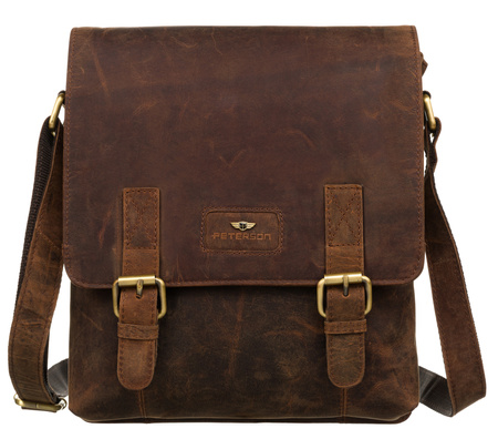 Torba skórzana PTN 996-B-NSH Tan