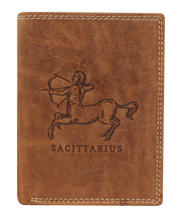 Natural nubuck leather wallet RFID ALWAYS WILD N4-CHM-SAGI