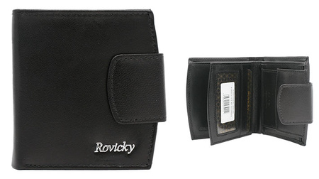 Portfel damski skórzany R-RD314-GCL-BP Black