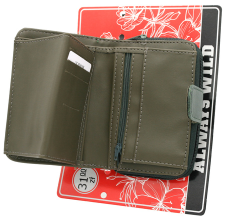 Portfel damski PU A-030B-BL Green