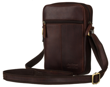 Torba skórzana + Etui PTN 704E-OPU Brown