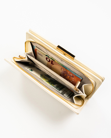 Portfel damski eko PTN 005-NF8 Ecru