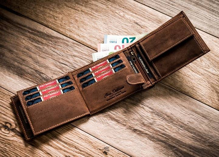 Gift Set: Men's Wallet + Key and Card Holder PTN ZM38 Peterson