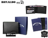 Portfel skórzany RFID RONALDO 0002-D BLACK