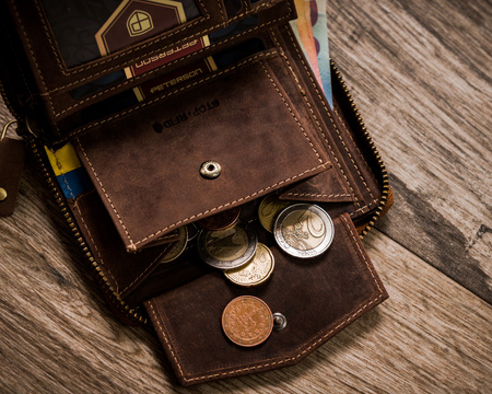 Peterson PTN 340-P-UP UA men's leather wallet