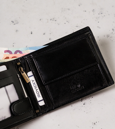 Portfel skórzany RFID ROVICKY N992-RVTP