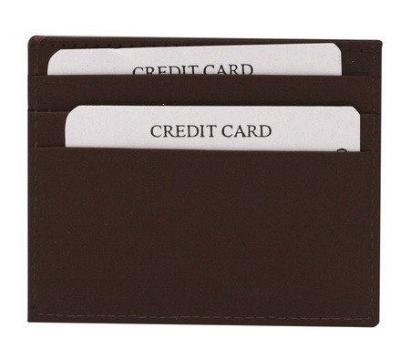 Skórzane etui na karty CC323-ACL Brown
