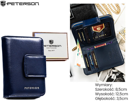 Portfel damski PU PTN 009-HF Navy