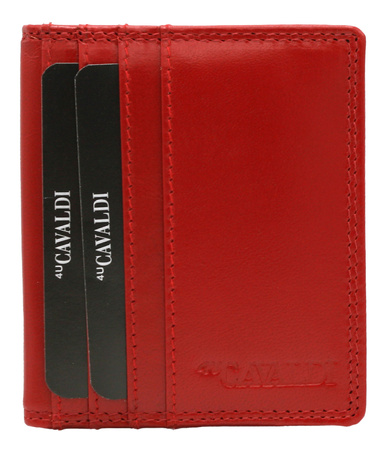 Portfel skórzany CW1015-LGV Red