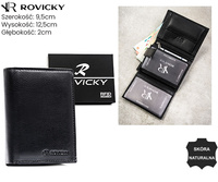 Portfel męski skórzany 0002-RVD Black