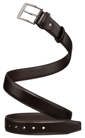 Pasek męski skórzany PTN LTP-BUF BLACK