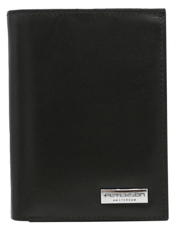 Portfel męski skórzany PTN 348-PR 2-1-1 Black