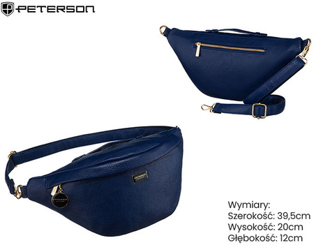 Saszetka nerka PU PTN SSY-2-F19 Navy