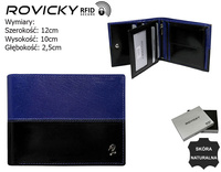 ROVICKY N01-VT2 RFID leather wallet