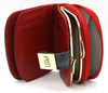Portfel damski skórzany PTN 43972-NBF Red-Black