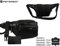 Torba skórzana + Etui PTN BP001-TUM Black