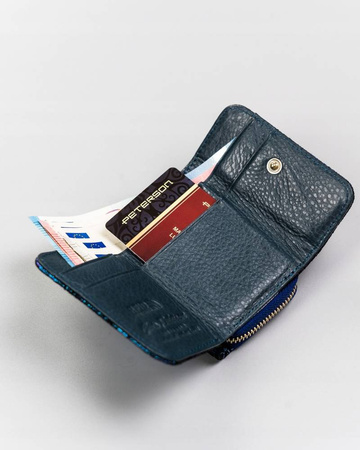 Portfel skórzany RFID PETERSON PTN 423229-ONBF