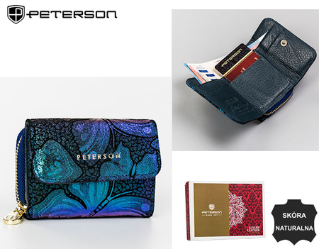PETERSON PTN 423229-ONBF RFID leather wallet