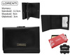 Women's leather wallet 15-09-CIS-3276 BLACK