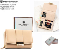 Portfel damski eko PTN 0015-THU Beige