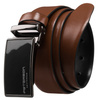 Gift Set: Reversible Men's Leather Belt + 2 Buckle PTN KL-B003 Peterson